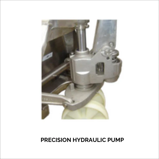 2000KG Galvanized Pallet Jack Truck 685mm wide - Image 3