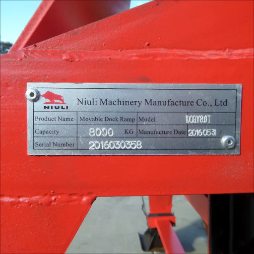 Movable Yard Dock Ramp 8Ton Solid Tyres - Image 11