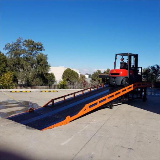 Movable Yard Dock Ramp 8Ton Solid Tyres - Image 14