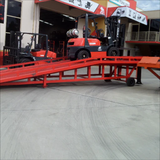 Movable Yard Dock Ramp 8Ton Solid Tyres - Image 6
