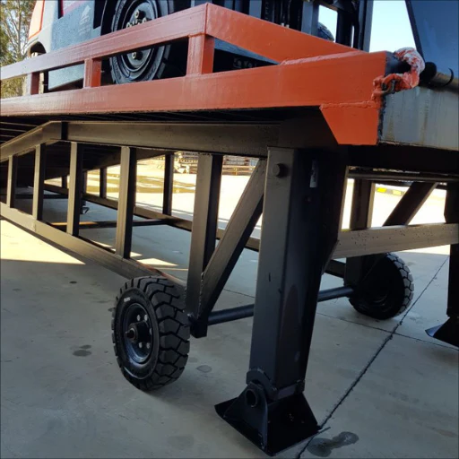 Movable Yard Dock Ramp 8Ton Solid Tyres - Image 8