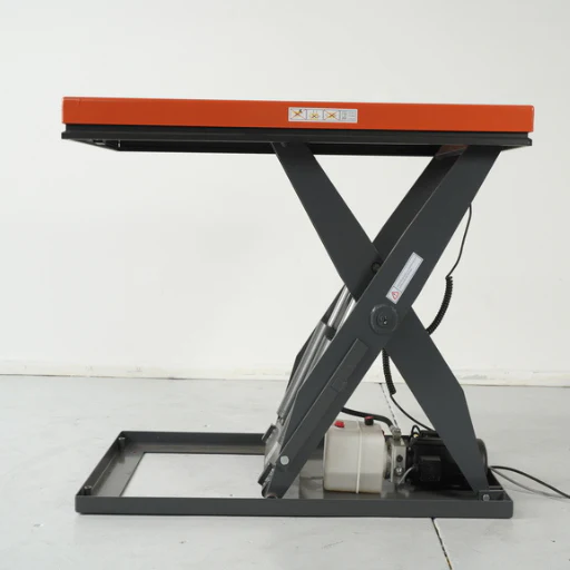 Electric scissor lift table 1t capacity lift height 1010mm - Image 3