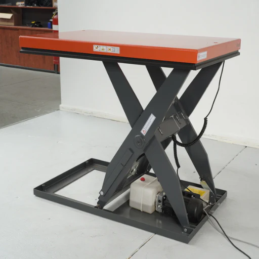 Electric scissor lift table 1t capacity lift height 1010mm - Image 4