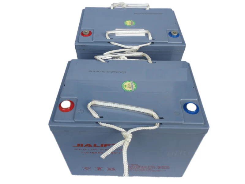 Full Electric Stacker - Battery (x2) - Image 3