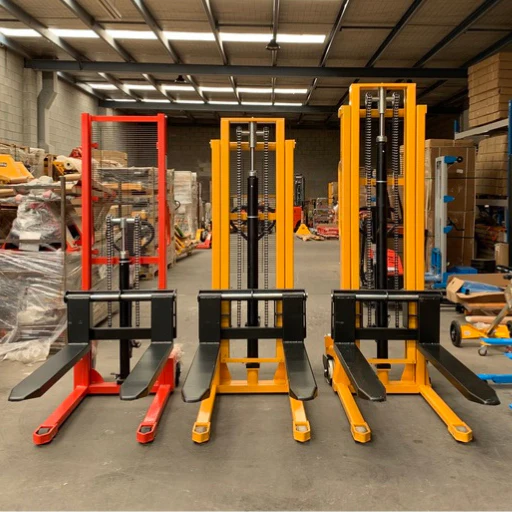 Manual Hand Stacker Lifter Lifting 1600mm Capacity 1T - Image 8